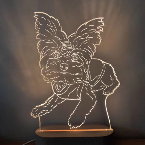 Personalized Portrait LED Night Lamp Display, Personalized Photo Lamp