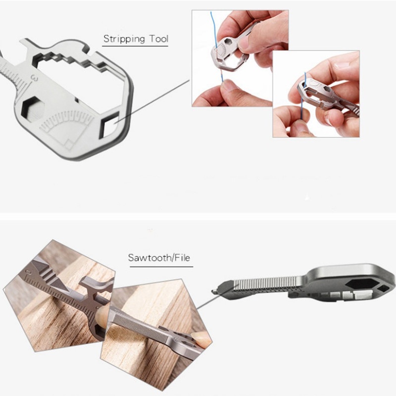 24-in-1 Compact Key Multi-Tool as Stripping Tool