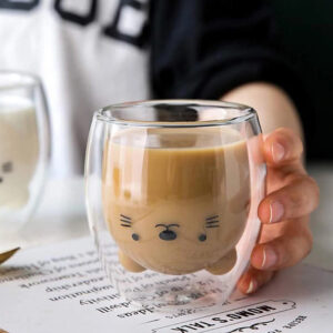 Lovely Pet Double Wall Glass Mug_cover